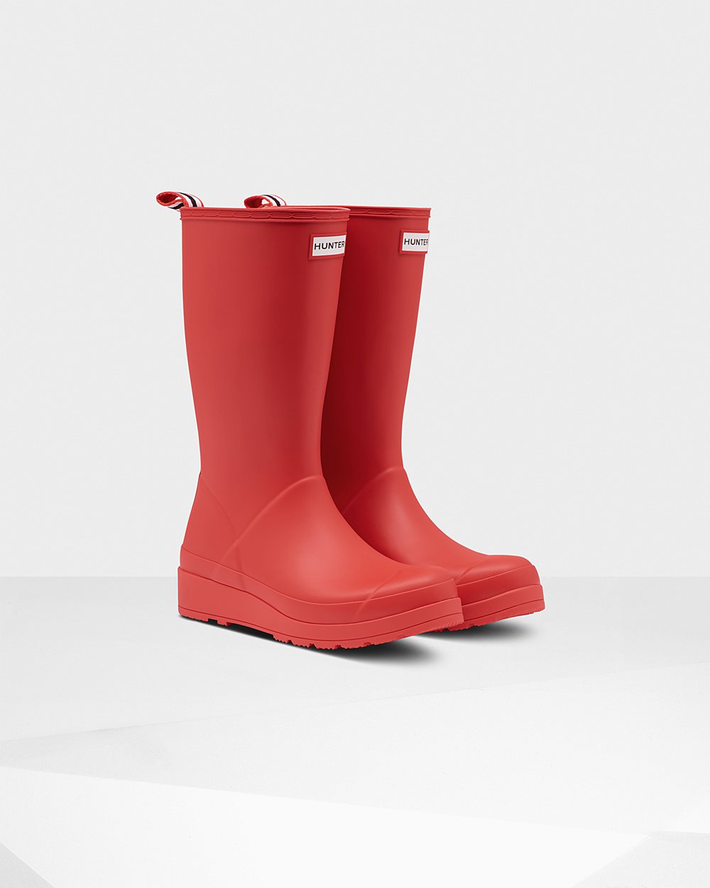 Play Botas Hunter Mujer - Original Tall Rain - Rojos - PBMDUES-19